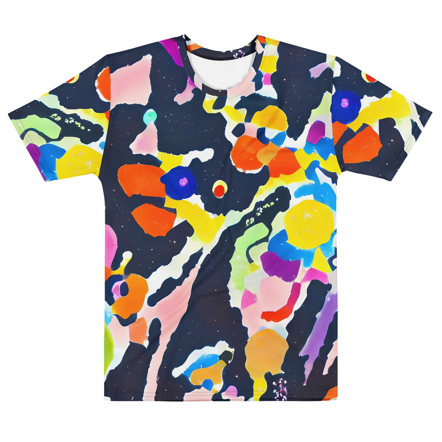 Men's Crew Neck T-Shirt - Kaleido Burst