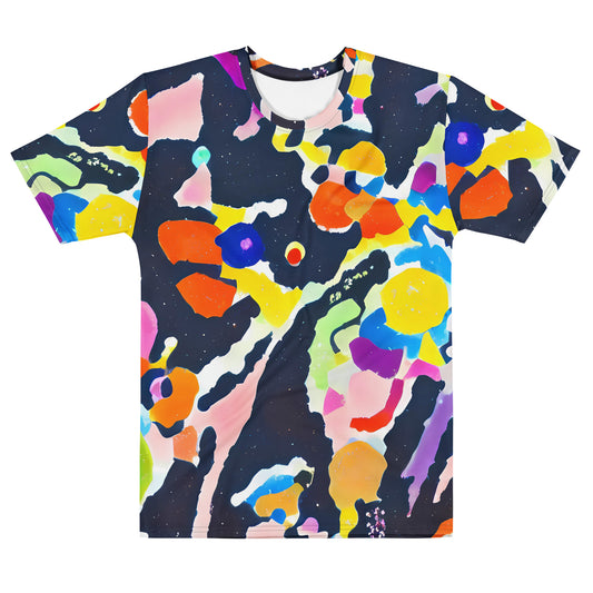Men's Crew Neck T-Shirt - Kaleido Burst