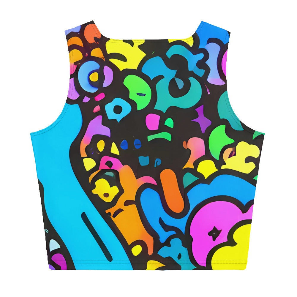 Crop Top - Kaleidoscope Garden