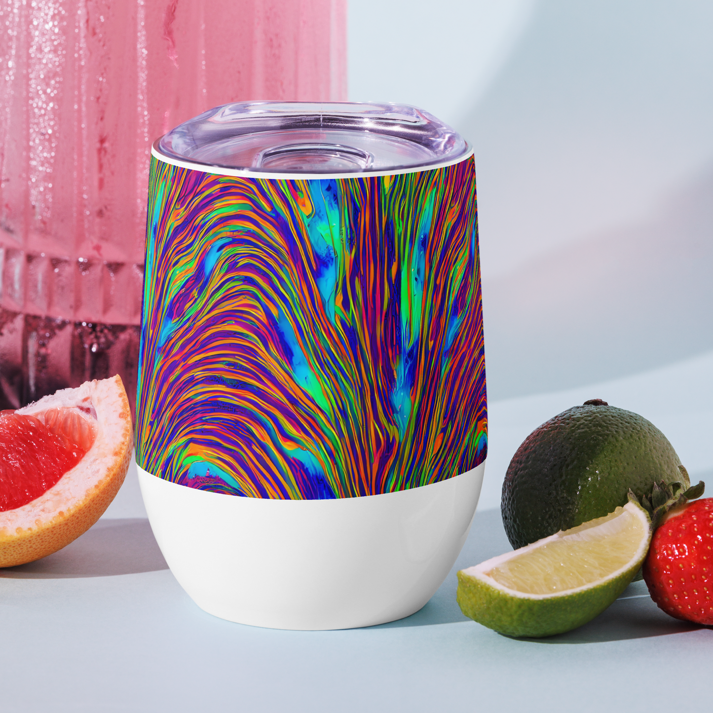 Wine Tumbler - Lux Waves