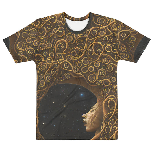 Men's Crew Neck T-Shirt - Ethereal Coils