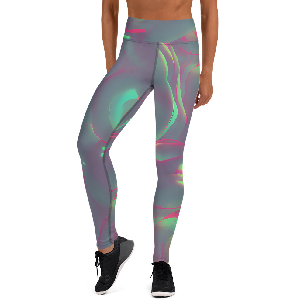 Yoga Leggings - Neon Whisper