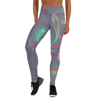 Yoga Leggings - Neon Whisper