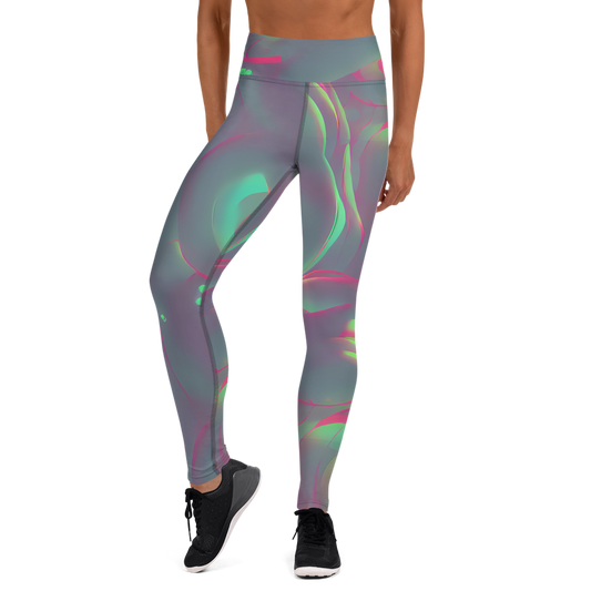 Yoga Leggings - Neon Whisper