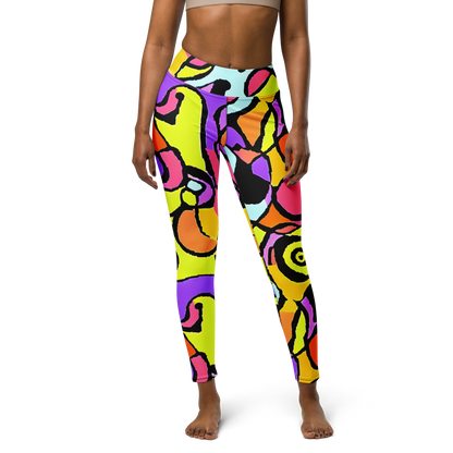 Yoga Leggings - Spirals of Joy