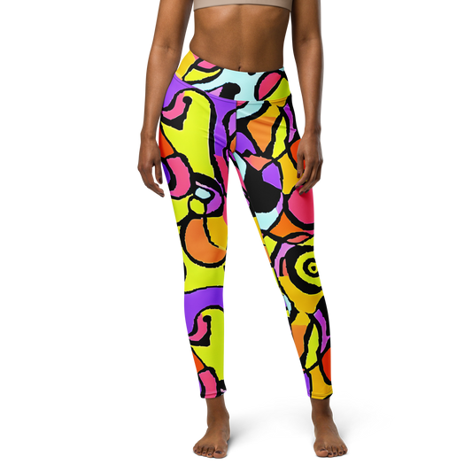 Yoga Leggings - Spirals of Joy