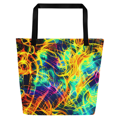 Large Tote Bag w/ Pocket - Kapp's Kaleidoscope