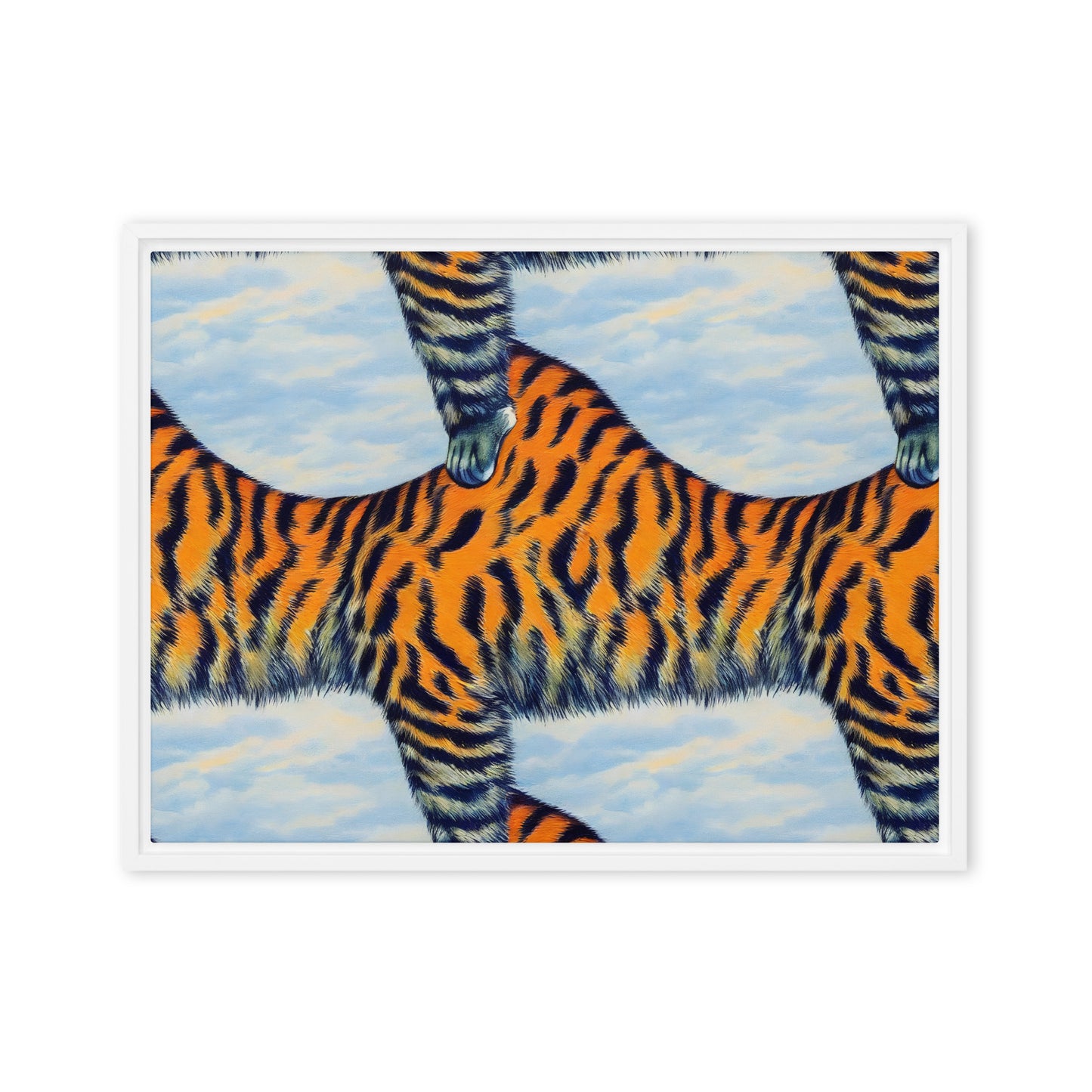 Framed Canvas (in) - Tiger's Dream