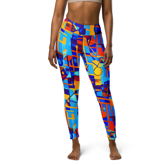 Yoga Leggings - Radiant Labyrinth