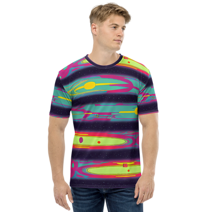 Men's Crew Neck T-Shirt - Astro Pop