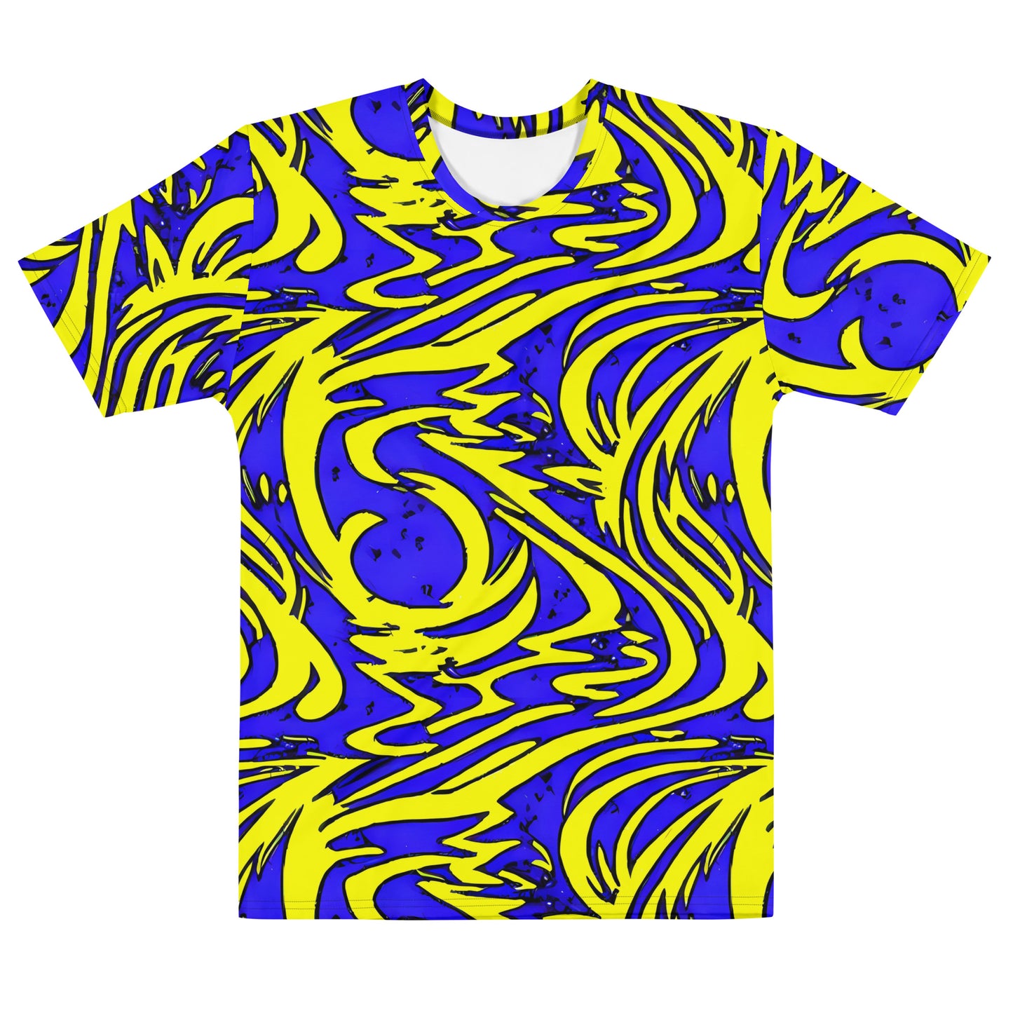 Men's Crew Neck T-Shirt - Fleeting Firefly