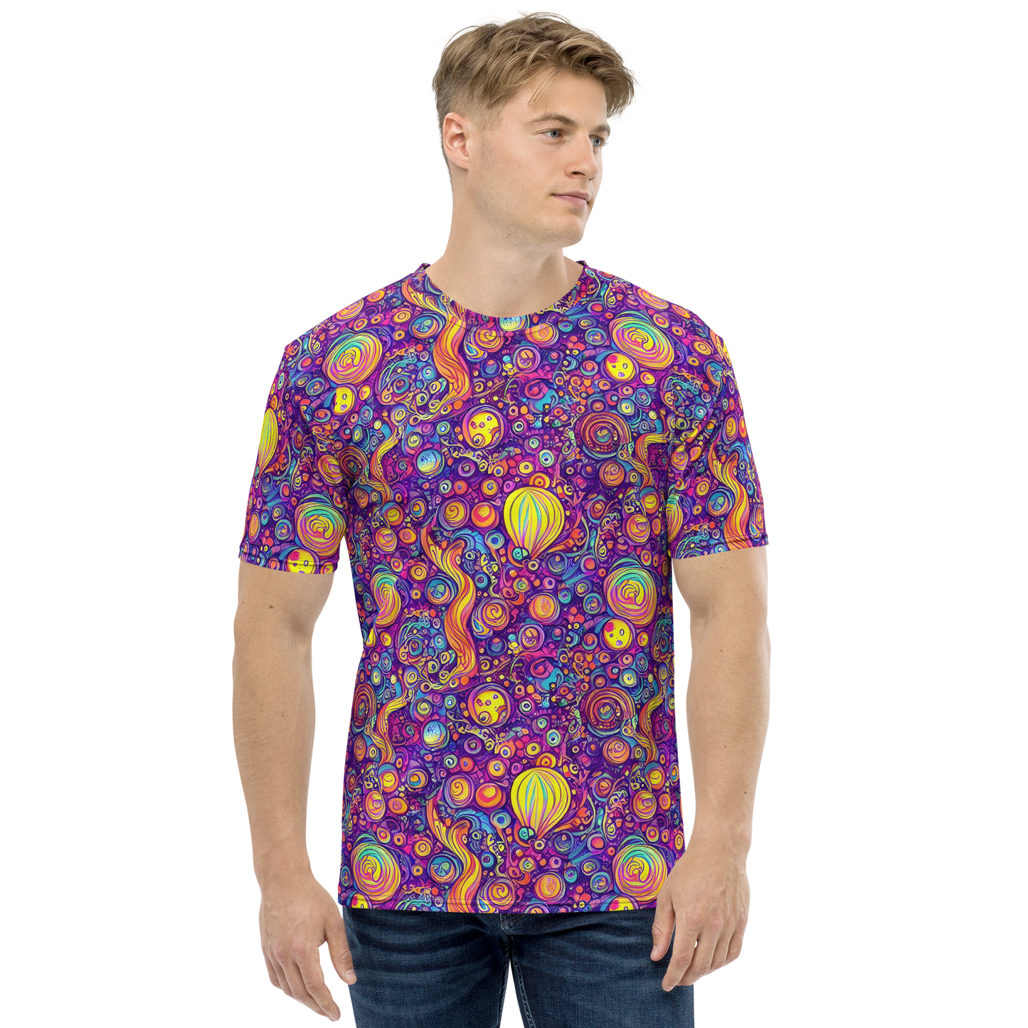 Men's Crew Neck T-Shirt - Festival of Whimsy