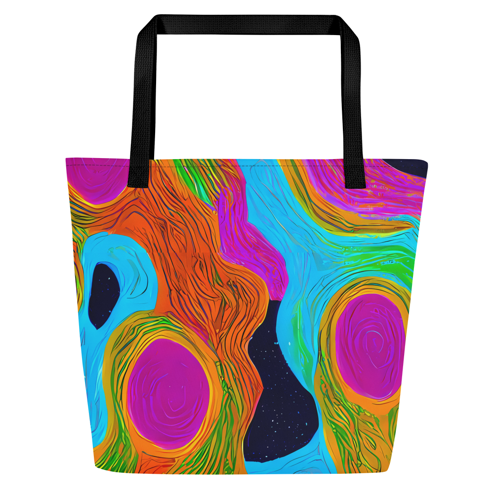 Large Tote Bag w/ Pocket - Galactic Harmony