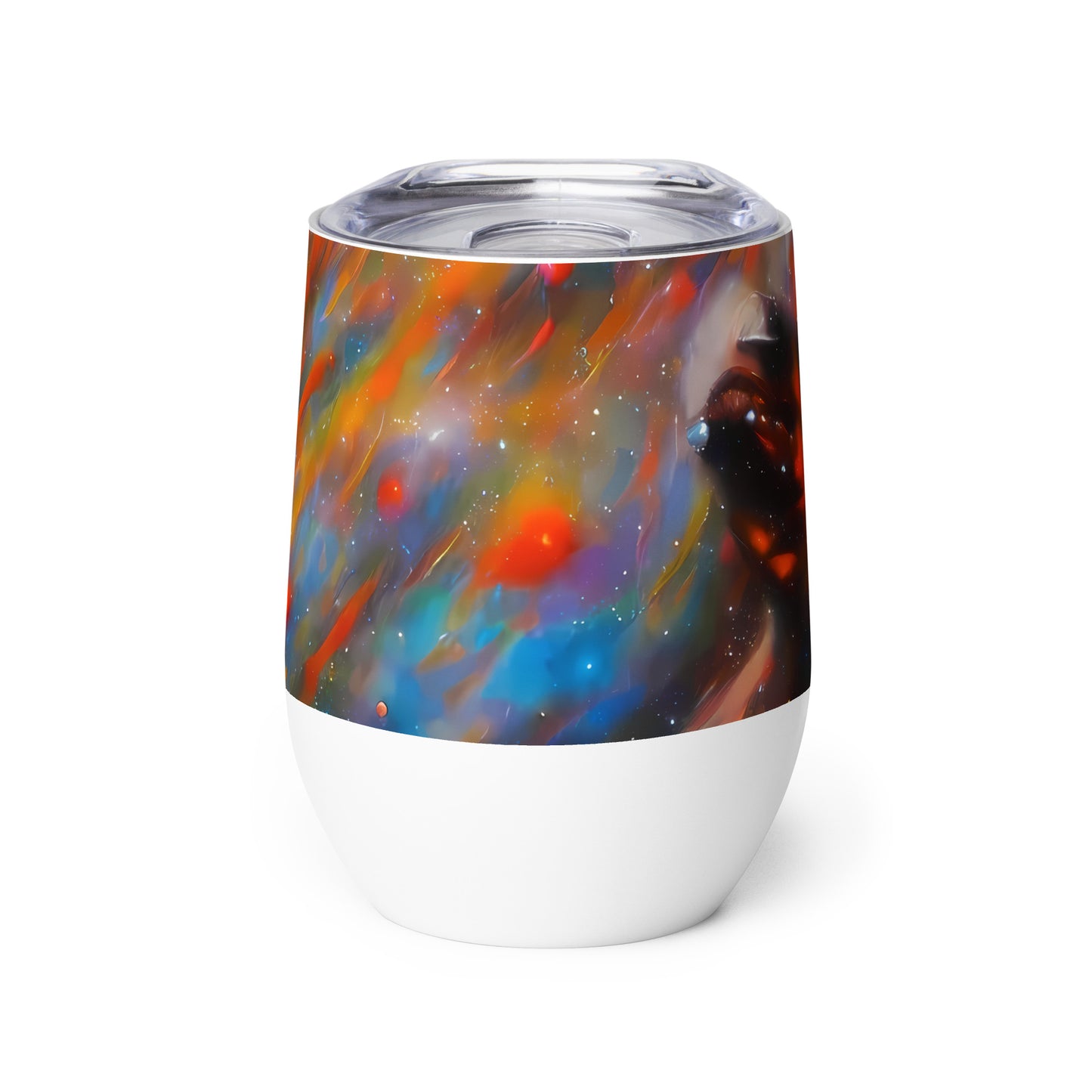 Wine Tumbler - Painterly Void