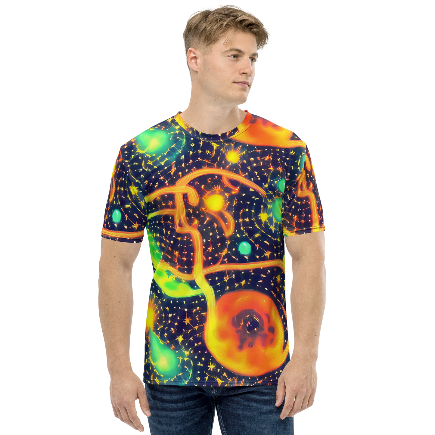 Men's Crew Neck T-Shirt - Coorte's Cosmos