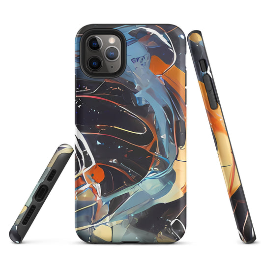Tough Case for iPhone® - Neo-Splash Labyrinth