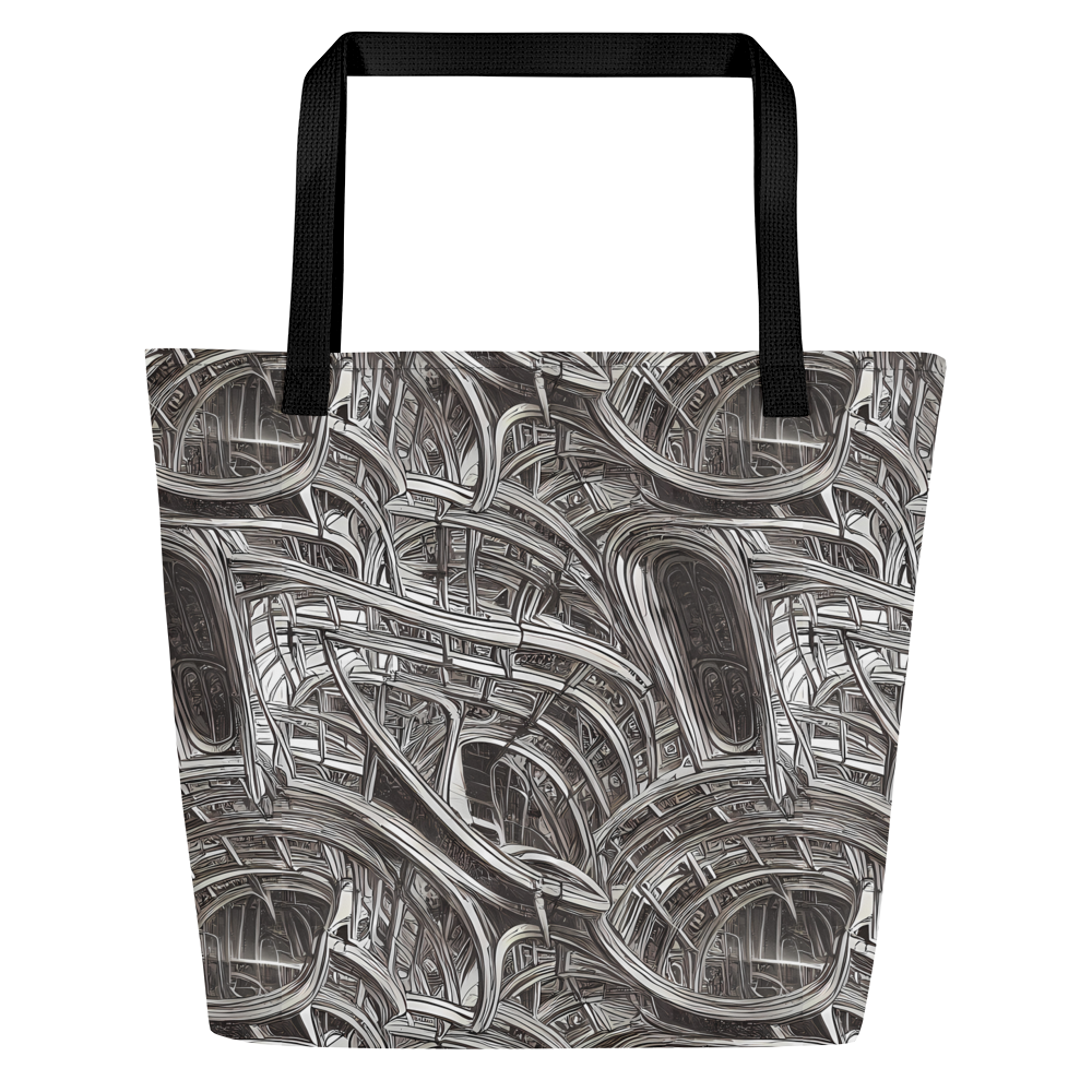 Large Tote Bag w/ Pocket - Piranesi's Dream