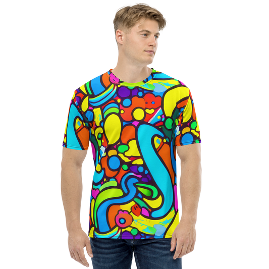 Men's Crew Neck T-Shirt - Chromadoodle Junction