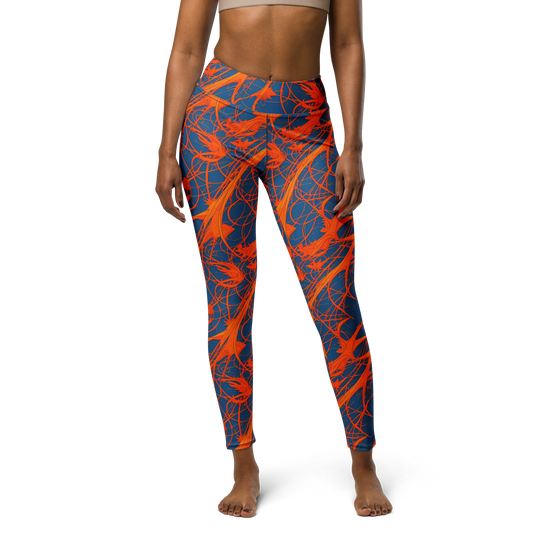 Yoga Leggings - Nautical Ember