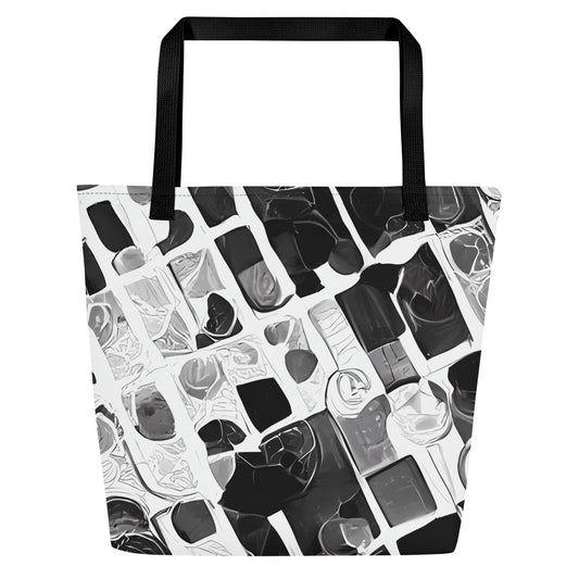 Large Tote Bag w/ Pocket - Interstellar Chic