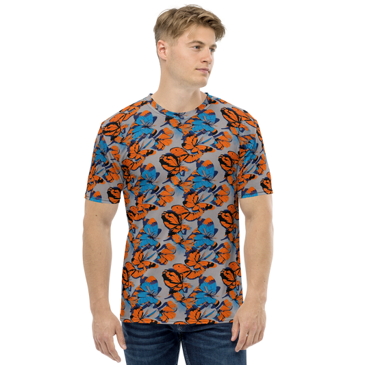 Men's Crew Neck T-Shirt - Flutter Wave