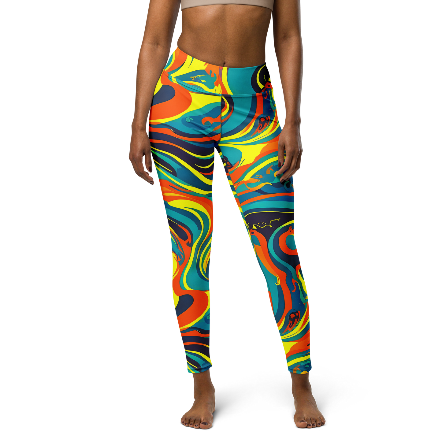 Yoga Leggings - Mythic Maelstrom