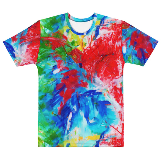 Men's Crew Neck T-Shirt - Eclectic Breeze