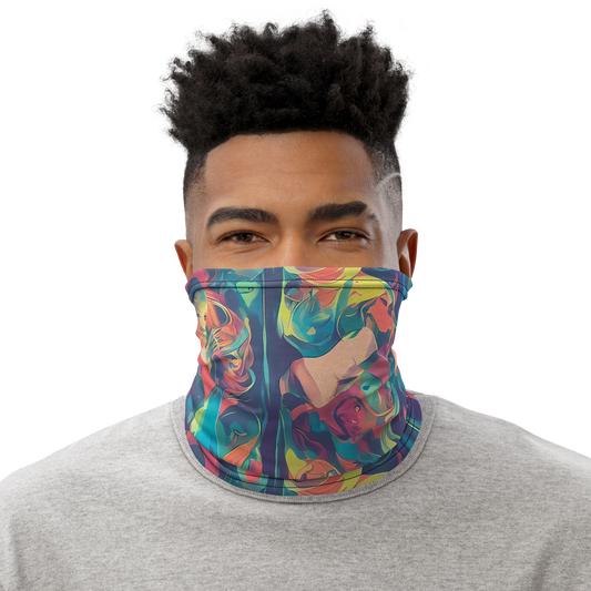 Neck Gaiter - Neon Aurora