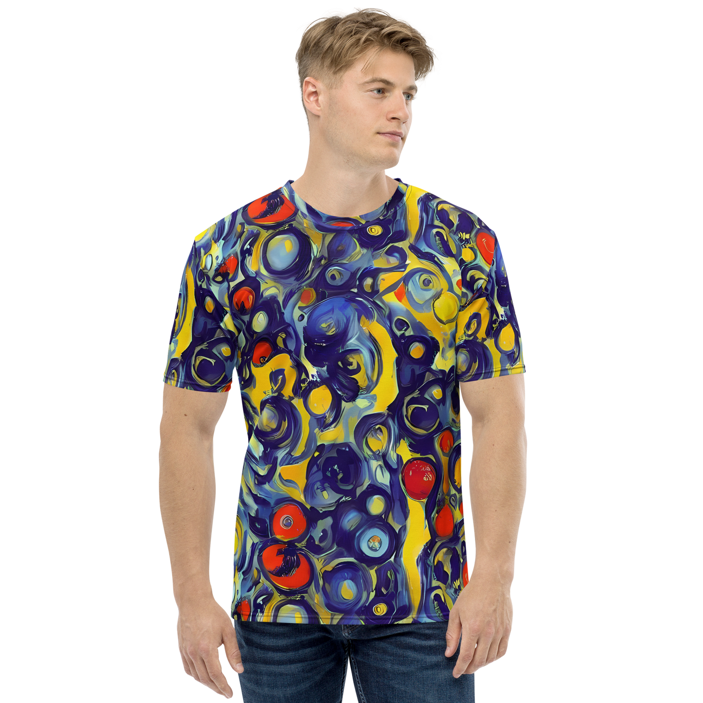 Men's Crew Neck T-Shirt - Dynamic Doodles