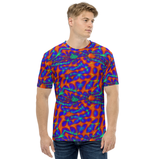 Men's Crew Neck T-Shirt - Nebula Tides