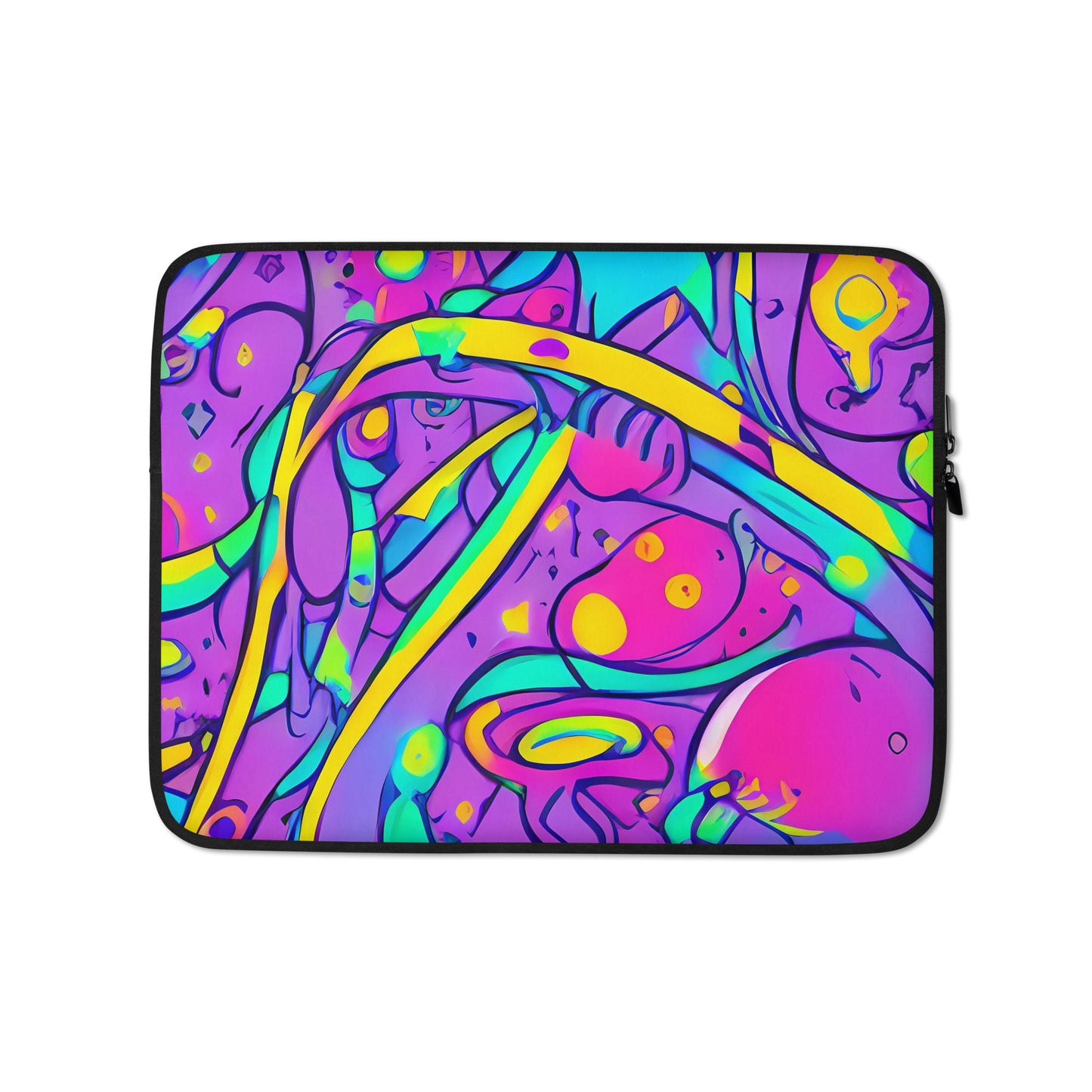 Laptop Sleeve - Neon Galaxy Whirl