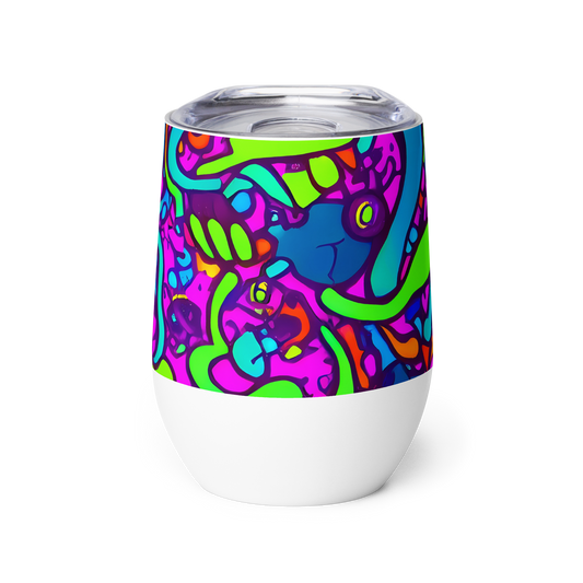 Wine Tumbler - Funky Vortex