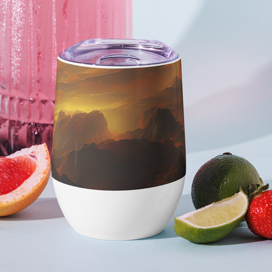 Wine Tumbler - Sunset Shores