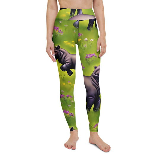 Yoga Leggings - Verdant Safari