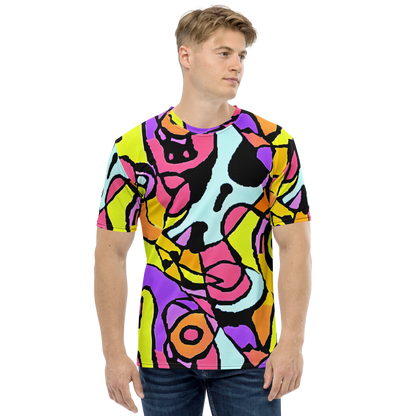 Men's Crew Neck T-Shirt - Spirals of Joy