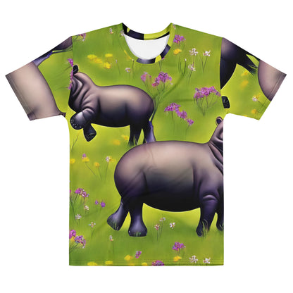 Men's Crew Neck T-Shirt - Verdant Safari