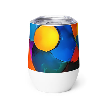 Wine Tumbler - Galactic Jigsaw