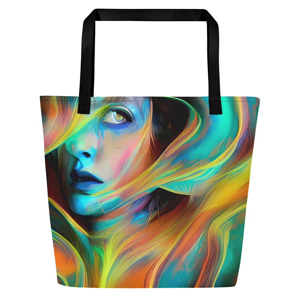 Large Tote Bag w/ Pocket - Dreamweaver Fusion