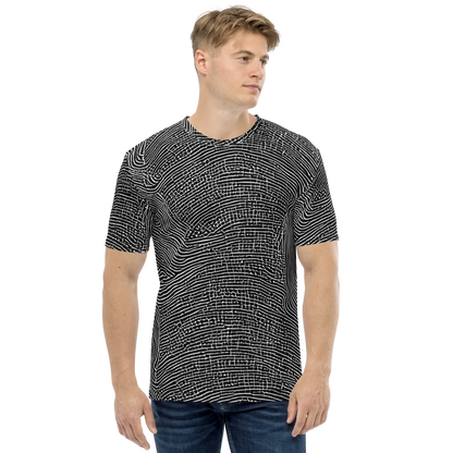 Men's Crew Neck T-Shirt - Zenith Stripes