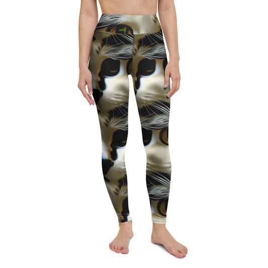 Yoga Leggings - Feline Fancy