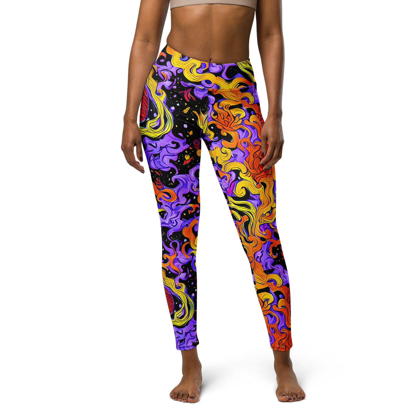 Yoga Leggings - Bosschaert Swirl