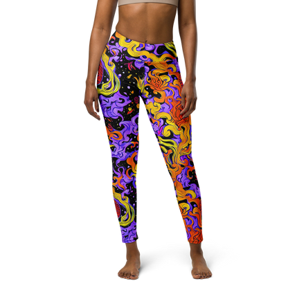 Yoga Leggings - Bosschaert Swirl