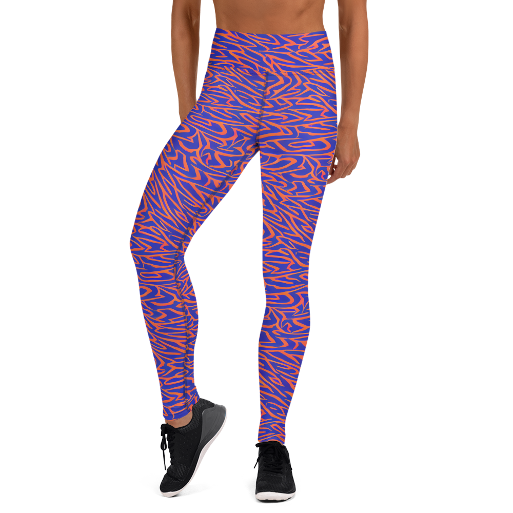 Yoga Leggings - Sapphire Swirl