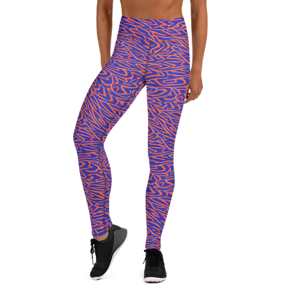 Yoga Leggings - Sapphire Swirl