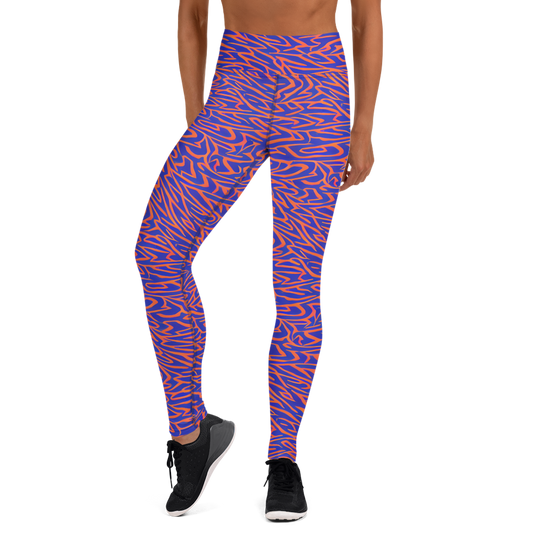 Yoga Leggings - Sapphire Swirl