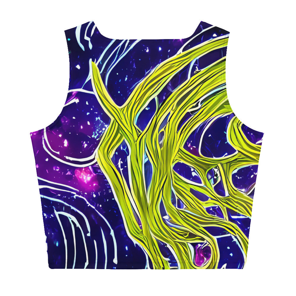 Crop Top - Celestial Scribbles