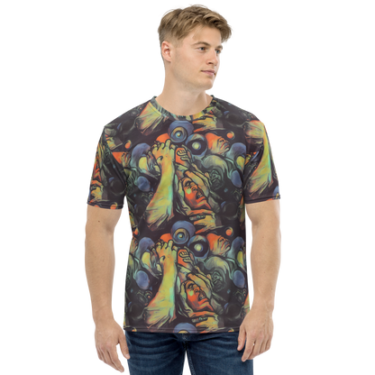 Men's Crew Neck T-Shirt - Cosmic Scream