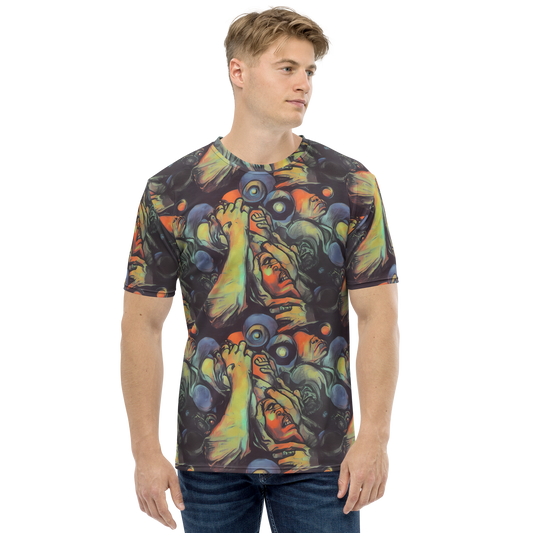 Men's Crew Neck T-Shirt - Cosmic Scream