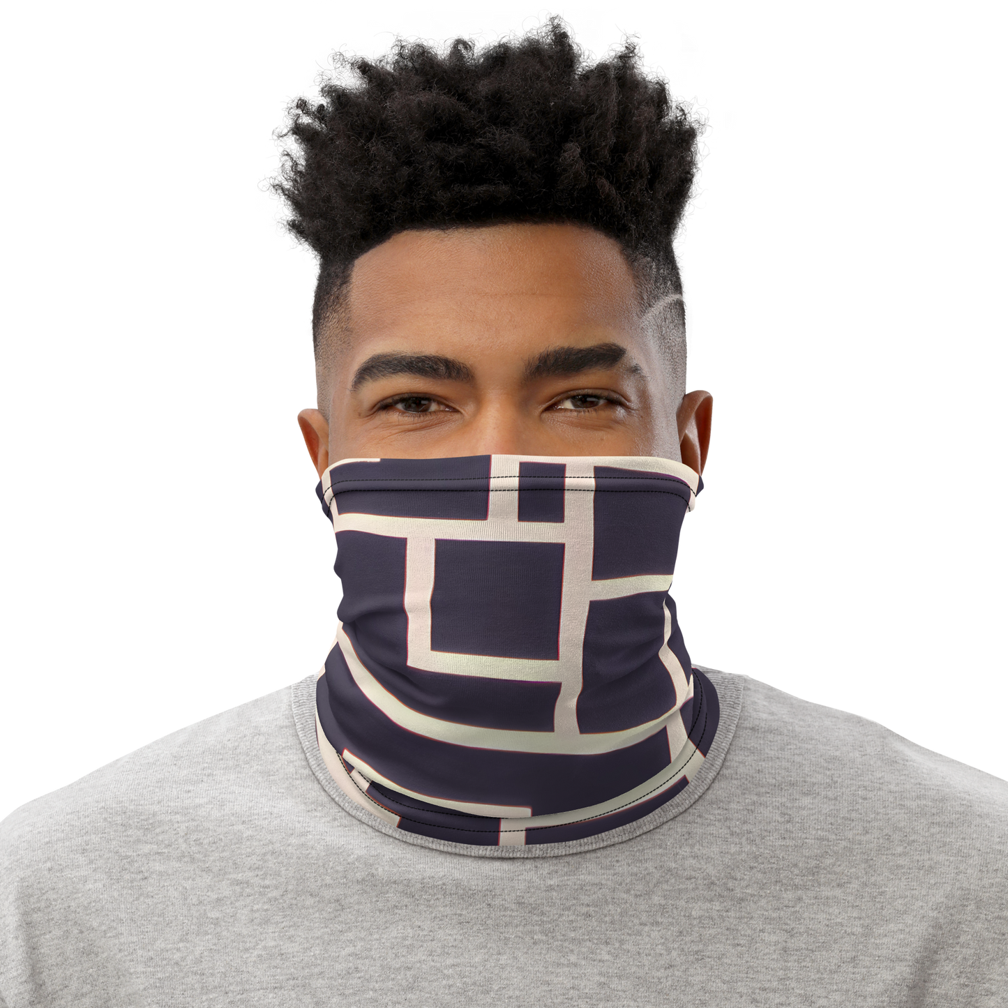 Neck Gaiter - Gilded Gridlock