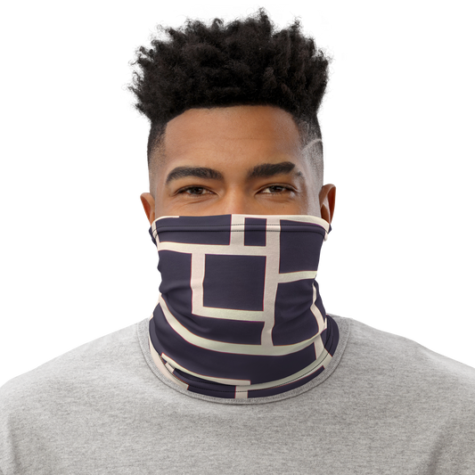 Neck Gaiter - Gilded Gridlock